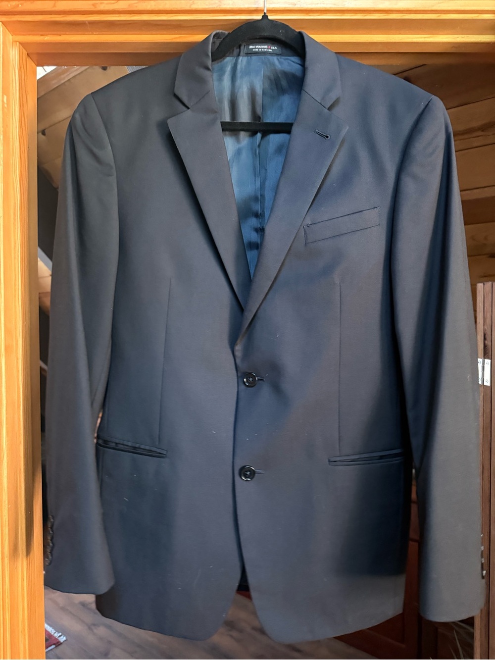 Vintage John Varvatos Navy Blazer - Classic Two-Button Suit Jacket